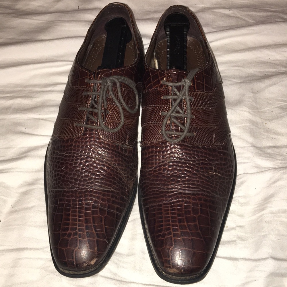 Men’s Stacy Adams Gabino Iguana print size 11